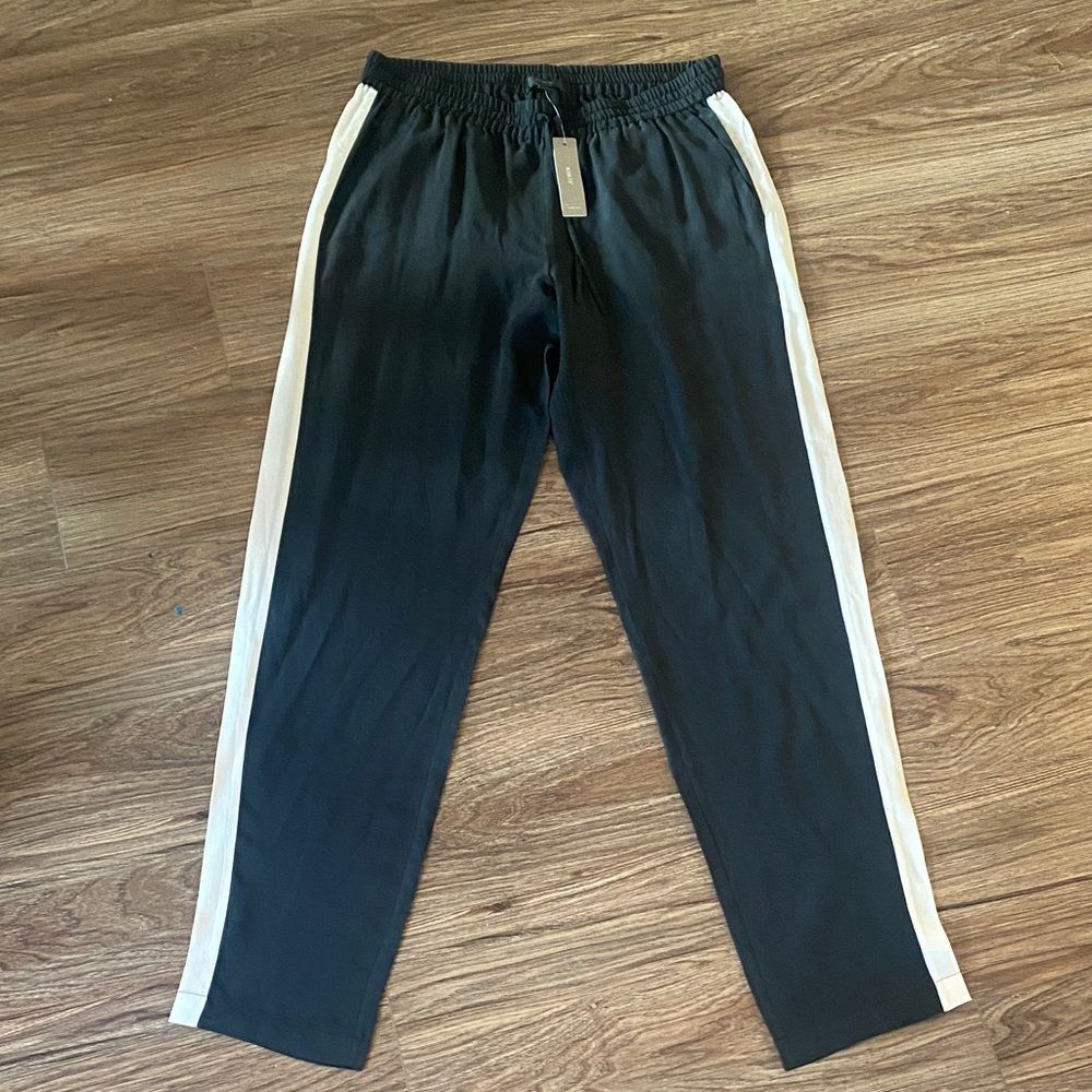 J.Crew tuxedo silk drawstring pants. Women’s size S. NWT
